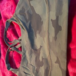 lululemon athletica Camo Green Bra